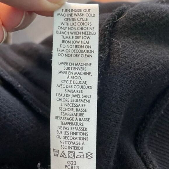 Calvin Klein Thermal Athletic Jacket Black Textured Ribbed Knit Zip Up S - Picture 7 of 8